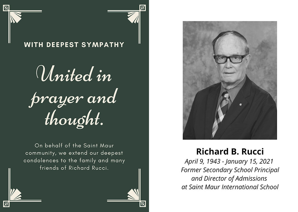 Passing of Richard B. Rucci