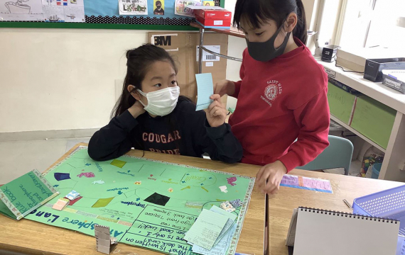 Grade 4 Students Create Their Own Board Games to Reflect on Climate Control IPC Unit 