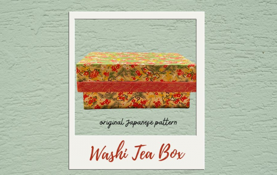 Washi Tea Box Covering