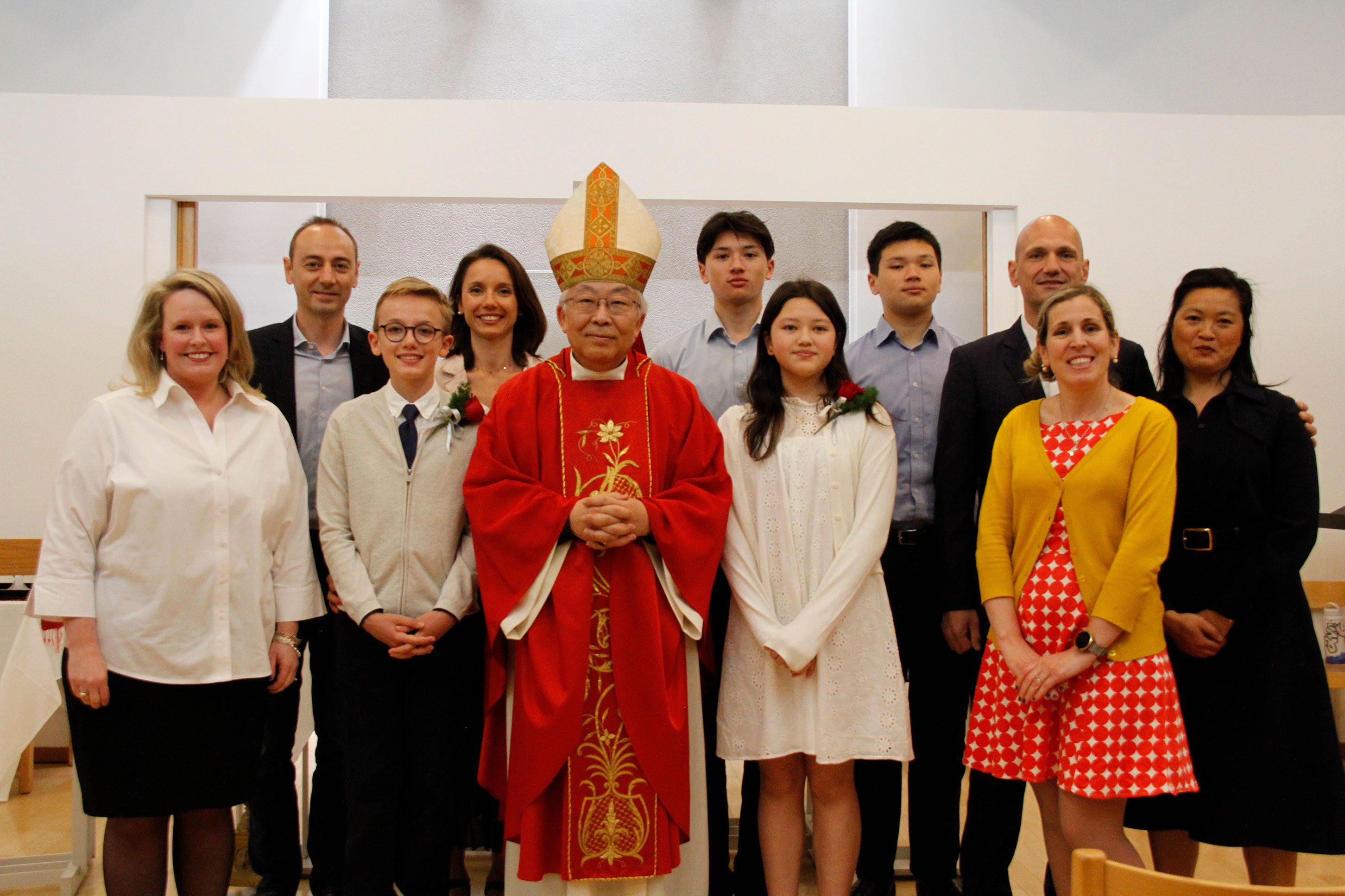 Confirmation and First Communion at Saint Maur International School