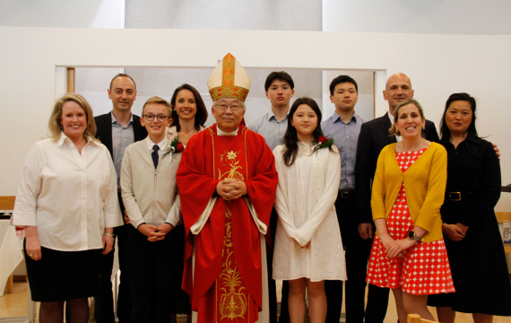 Confirmation and First Communion at Saint Maur International School