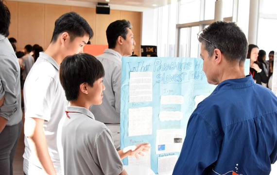 Young Scientists showcase their research at the Middle School Science Fair