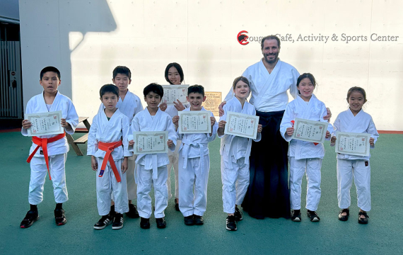 A Successful Aikido Grading Session for Our Elementary School Students