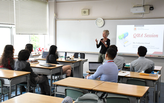 From Saint Maur to the UN - Alumna Inspires Future Global Citizens