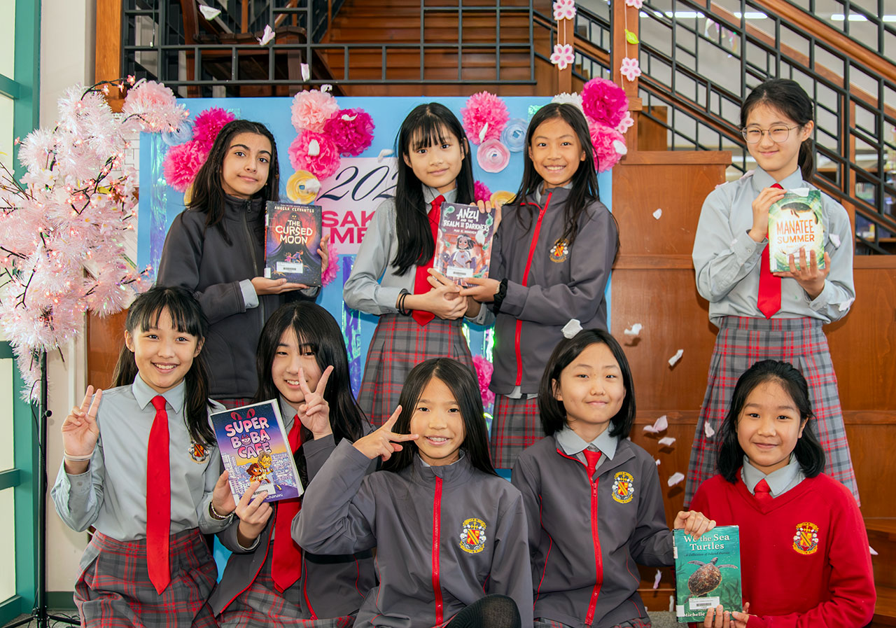 Sakura Medal celebrations in the library