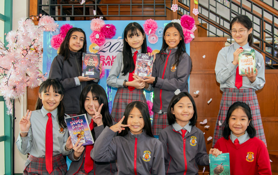 Sakura Medal celebrations in the library