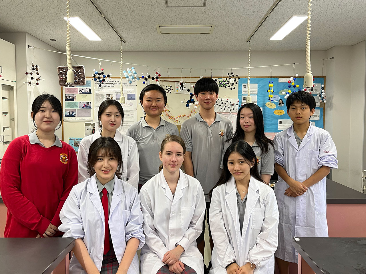 Grade 11 Chemistry Students demonstrate finely honed practical skills!